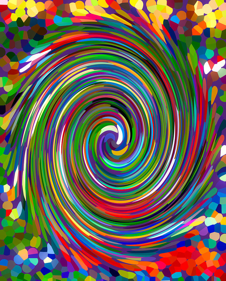 Swirl 23 Painting by Jeelan Clark - Fine Art America