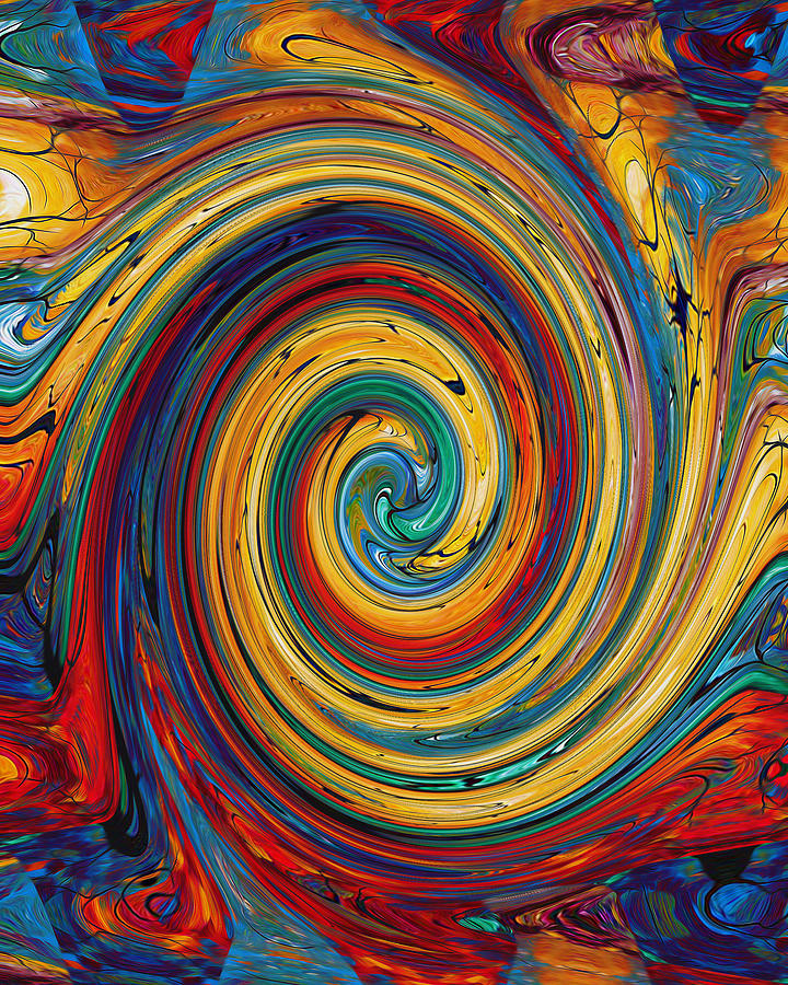 Swirl 38 Painting by Jeelan Clark