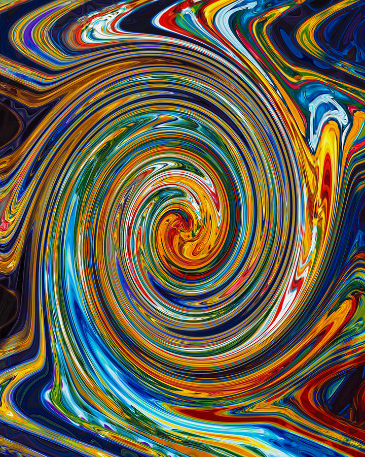 Swirl 48 Painting by Jeelan Clark Fine Art America