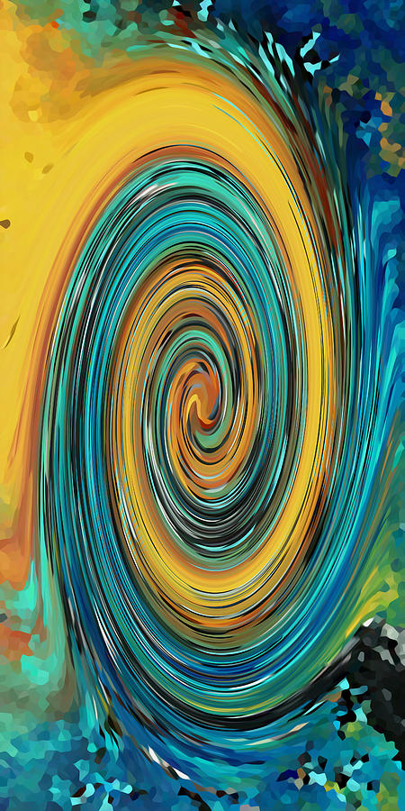 Swirl 72 Painting by Jeelan Clark