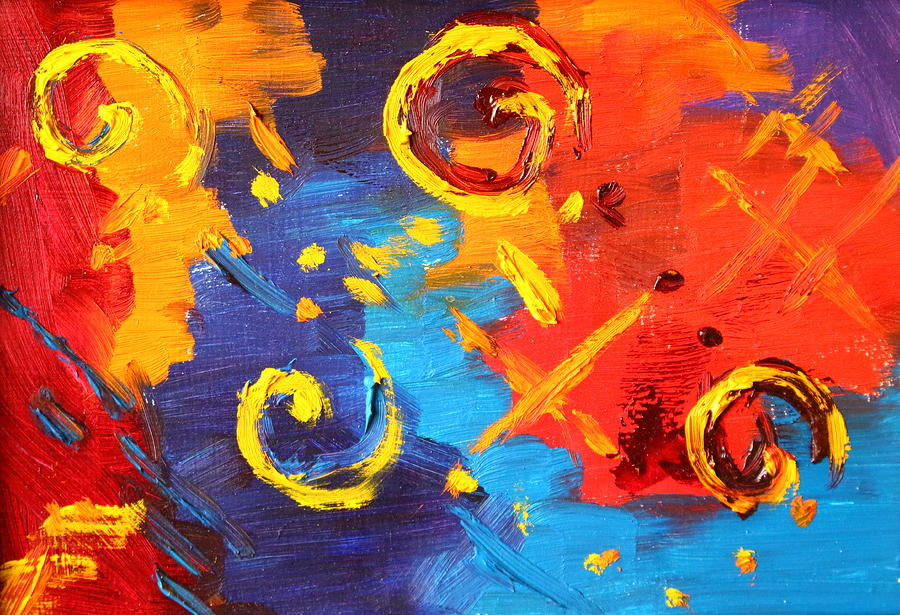 Swirl Painting by Nancy Merkle