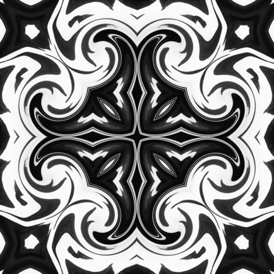 Pattern Digital Art - Swirled Kaleidoscope June 12 2014 by Mark Bray