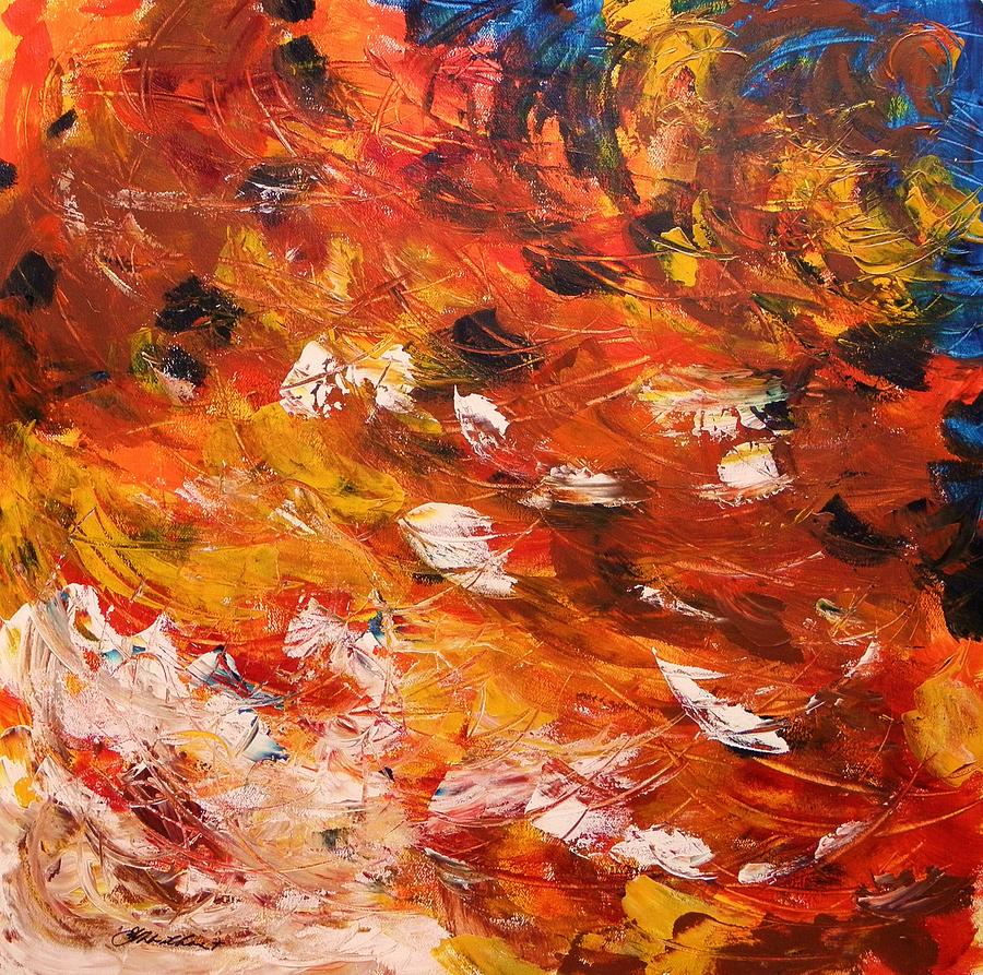 Abstract Painting - Swirling and Dancing by John Williams