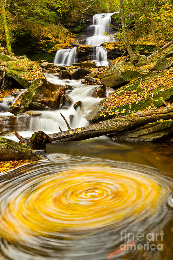 Swirling Falls Photograph By Eric Gaston