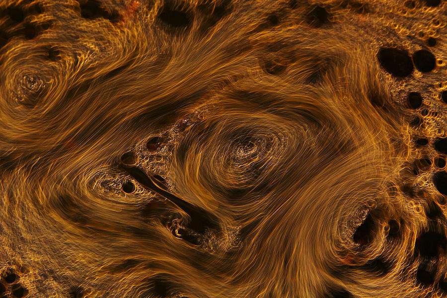 Abstract Photograph - Swirling by Robert Woodward