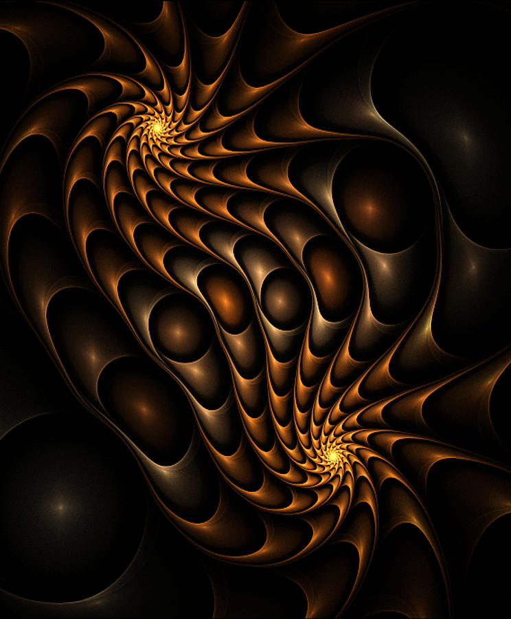 Swirls Digital Art - Swirls by Nadi Leonard