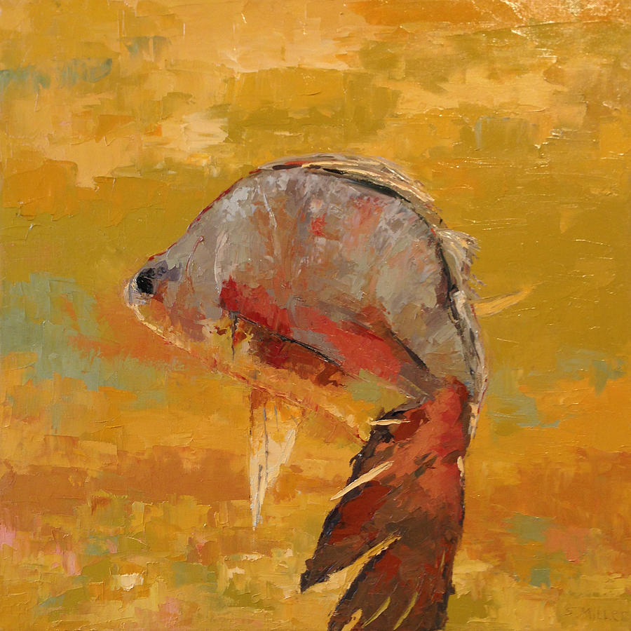 Fish Painting - Swish by Sylvia Miller