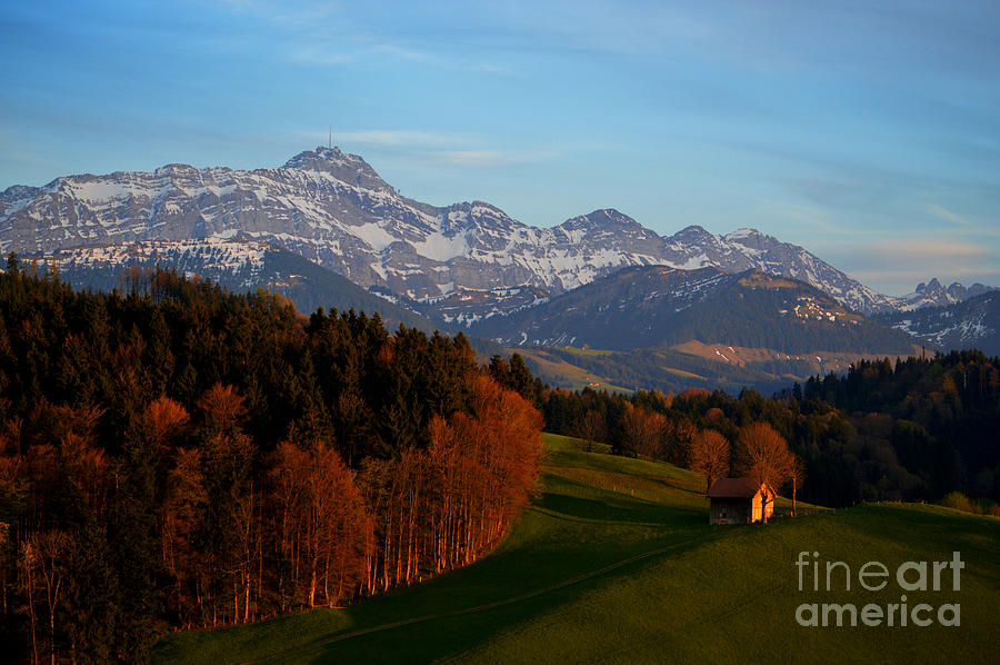 Swiss Alpine Scene Photograph by Susanne Van Hulst