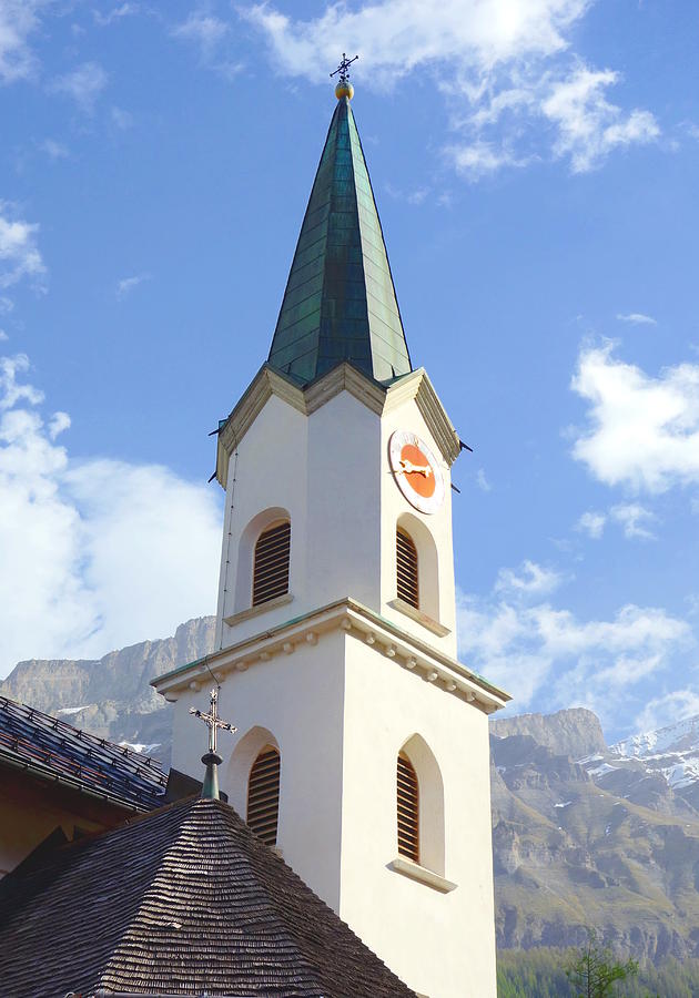Swiss Church Tower Photograph by Valentino Visentini