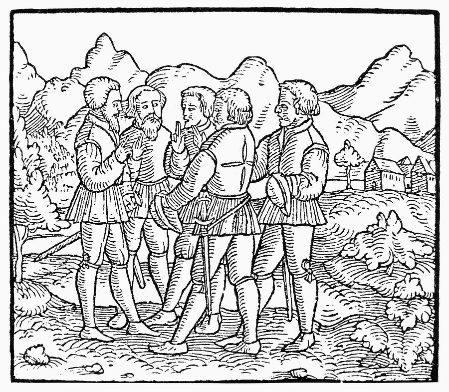 Swiss Confederation, 1291 Painting by Granger Pixels