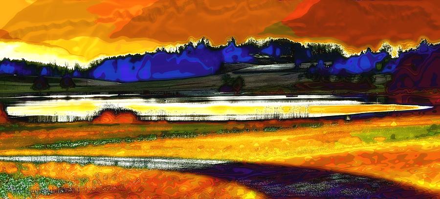 Swiss Countryside - Around The Luetzelsee Digital Art by Mimulux Patricia No