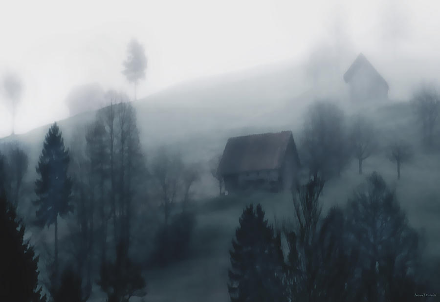 Cabin Photograph - Swiss Mist by Barbara D Richards