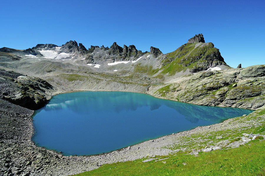 Swiss Mountain Lake Photograph by Werner Büchel