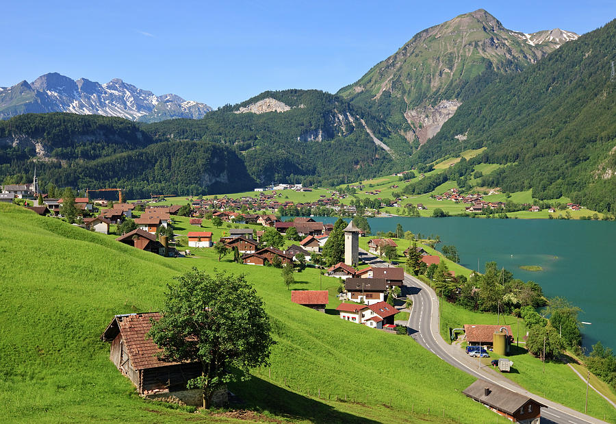 Swiss Village Photograph by Rusm