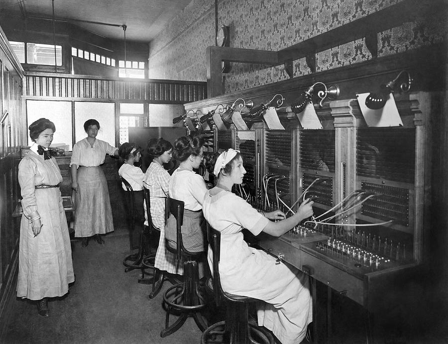 Switchboard Operators Photograph by Underwood Archives Fine Art America