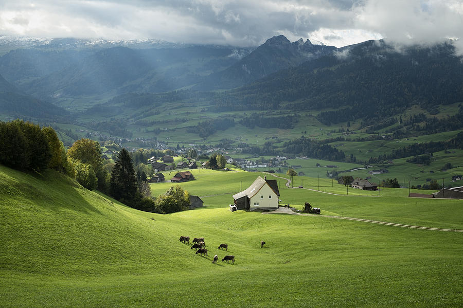 Switzerland, Canton of St. Gallen, Swiss alps Photograph by Westend61
