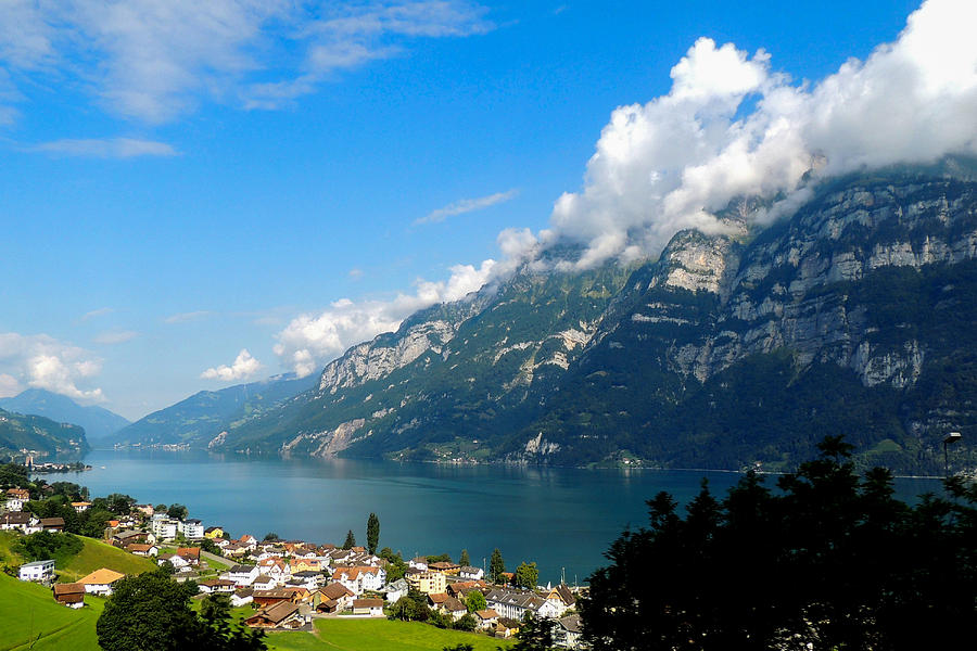 Switzerland Landscape Photograph by Marilyn Burton