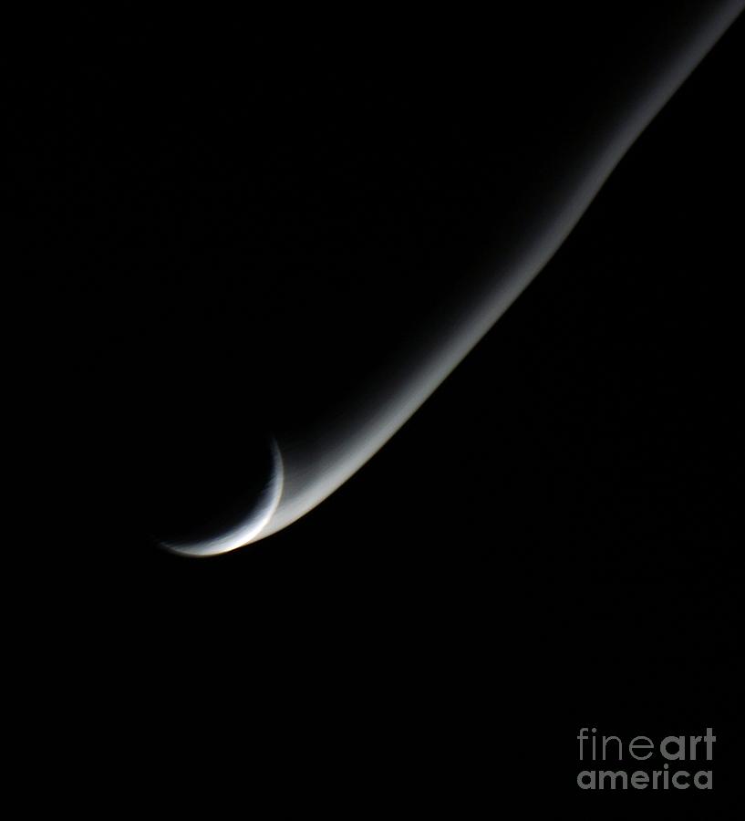 Swooping Crescent Moon Photograph by Lilliana Mendez