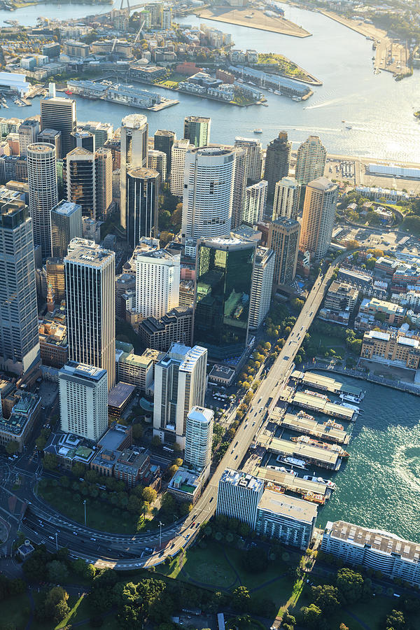 Sydney Downtown - Aerial View Photograph by Btrenkel