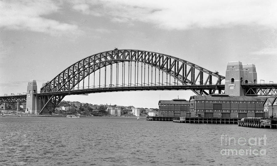Sydney Harbour Bridge 1932 Photograph