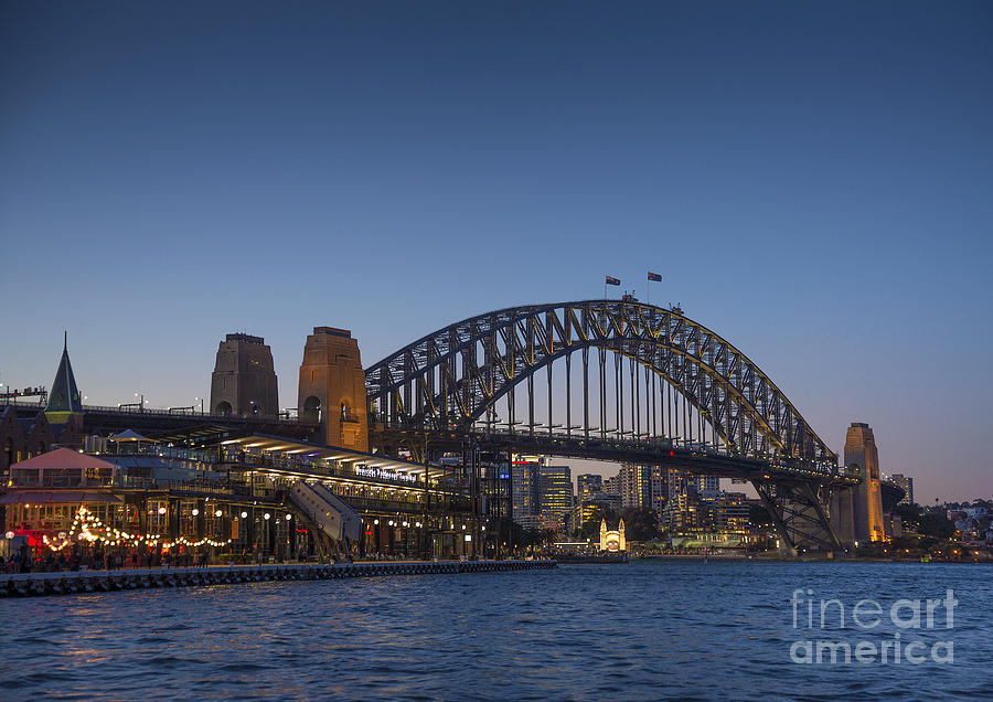 Sydney Harbour Bridge In Australia Photograph