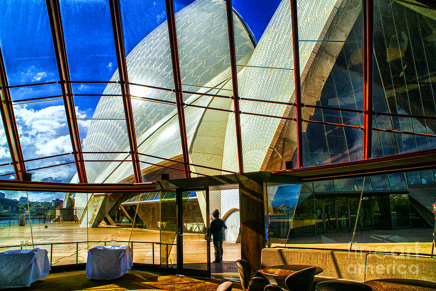 Sydney Opera from Rest. Photograph by Rick Bragan