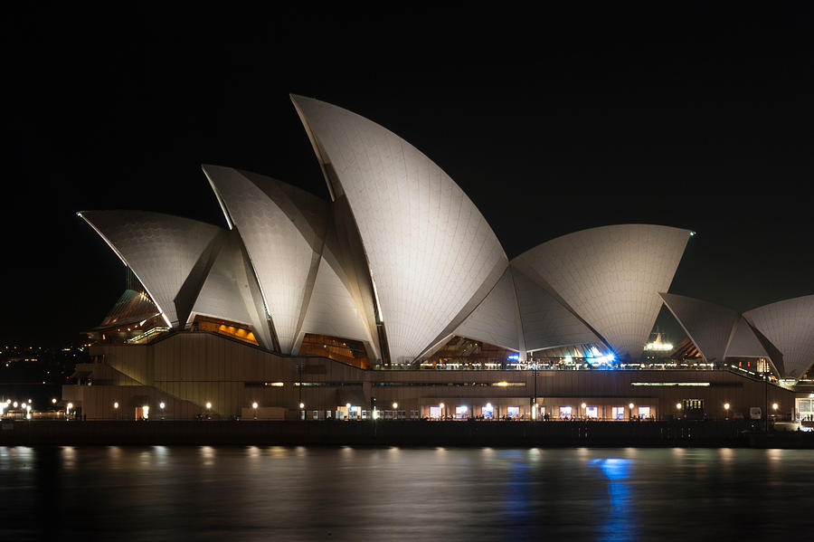 Sydney Opera House Lit Up At Night Photograph By Panoramic Images - Pixels