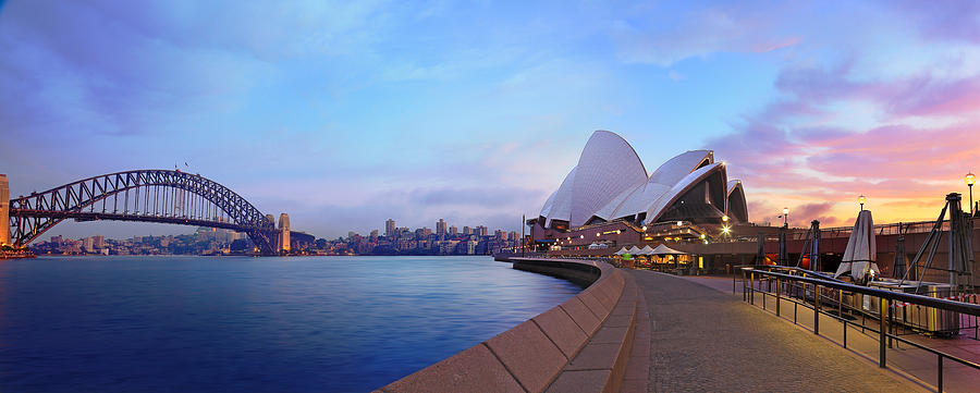 Sydney Opera House Panorama Photograph by Seng Chye Teo