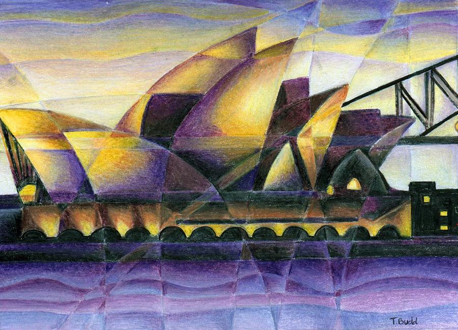 Sydney Opera House Painting by Tiffany Budd Fine Art America