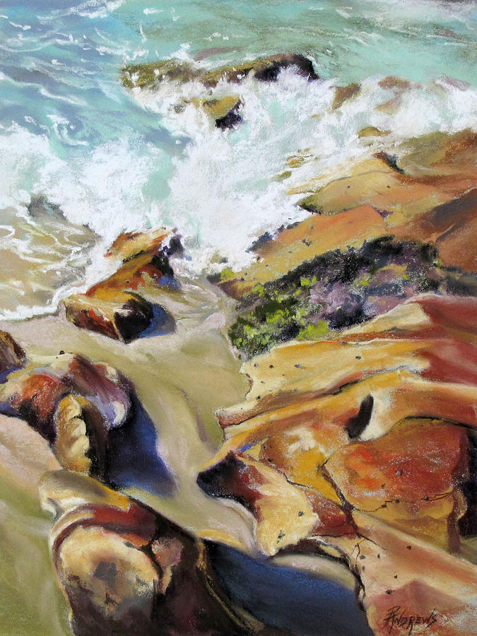 Sydney Shoreline Painting by Rae Andrews
