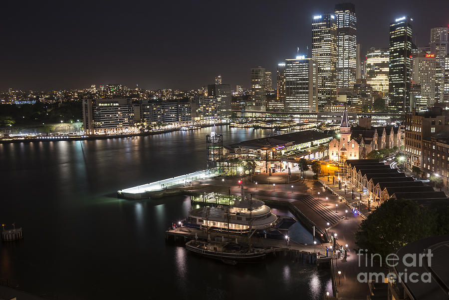 Sydneys Circular Quay Photograph by Bob Phillips