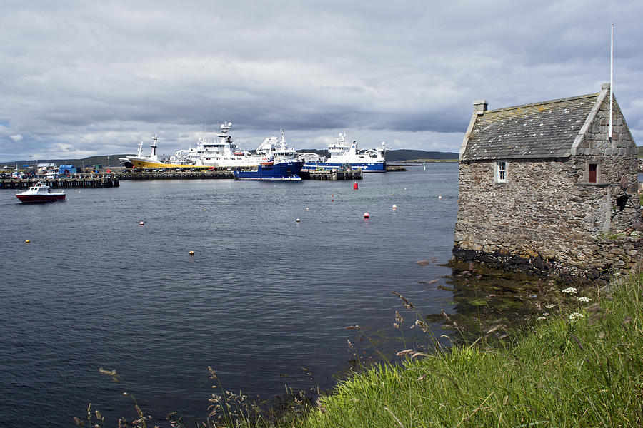 Symbister Harbour by Steve Watson Symbister Harbour by Steve Watson
