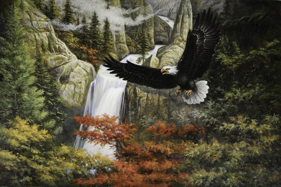 Eagle Painting - Symbol Of Freedom by Charles Kim