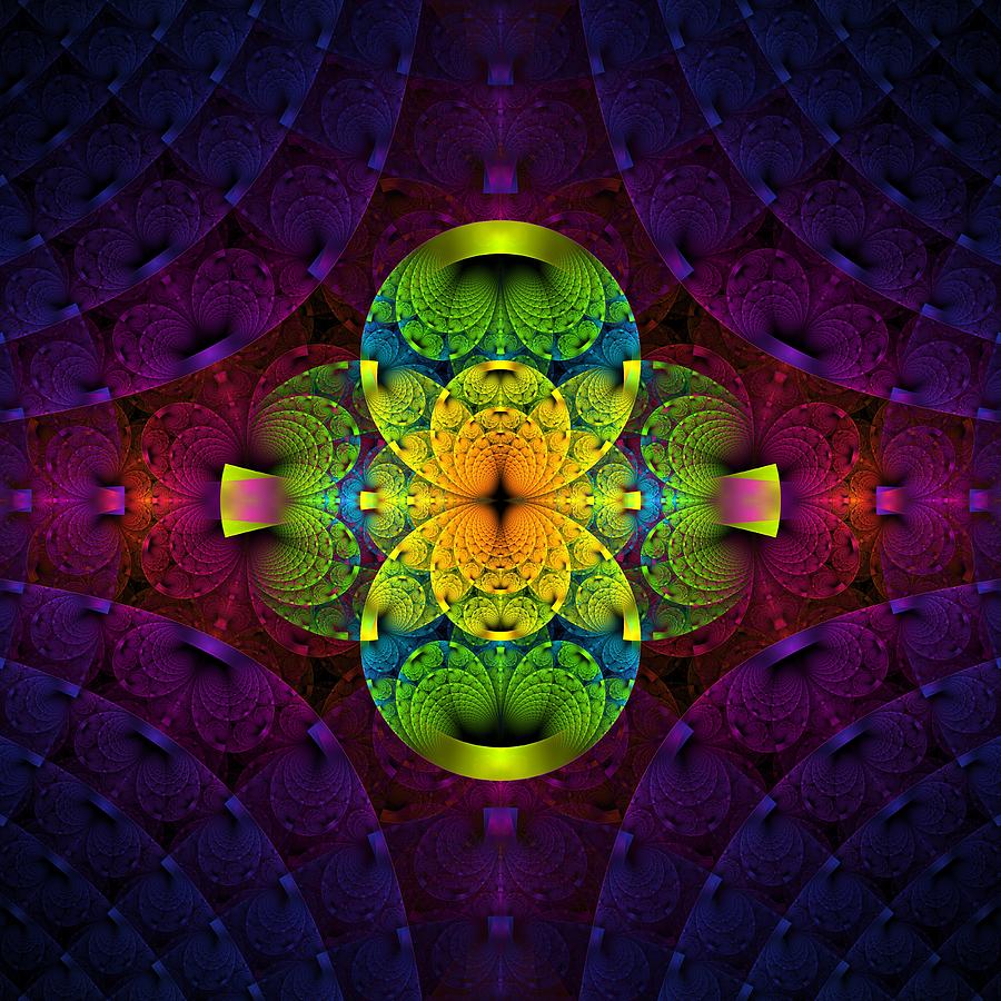 Abstract Digital Art - Symmetry for a Sunday Evening by Lyle Hatch