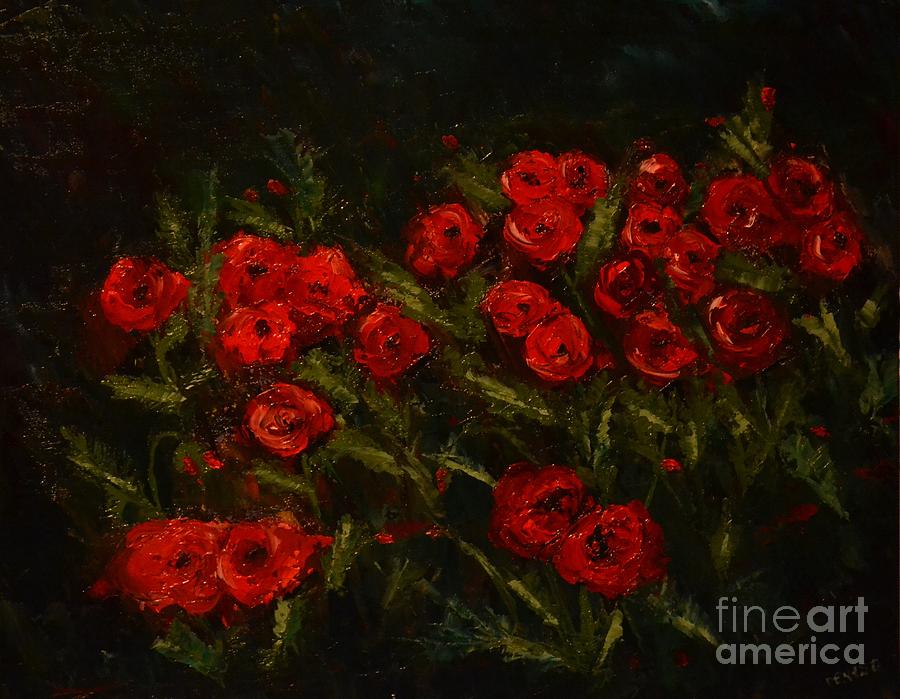 Symphony In Coquelicot Painting by Denise Tomasura
