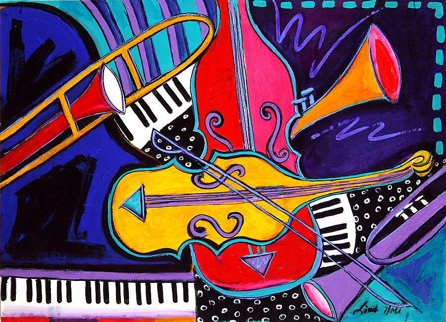 Symphony Painting by Linda Holt