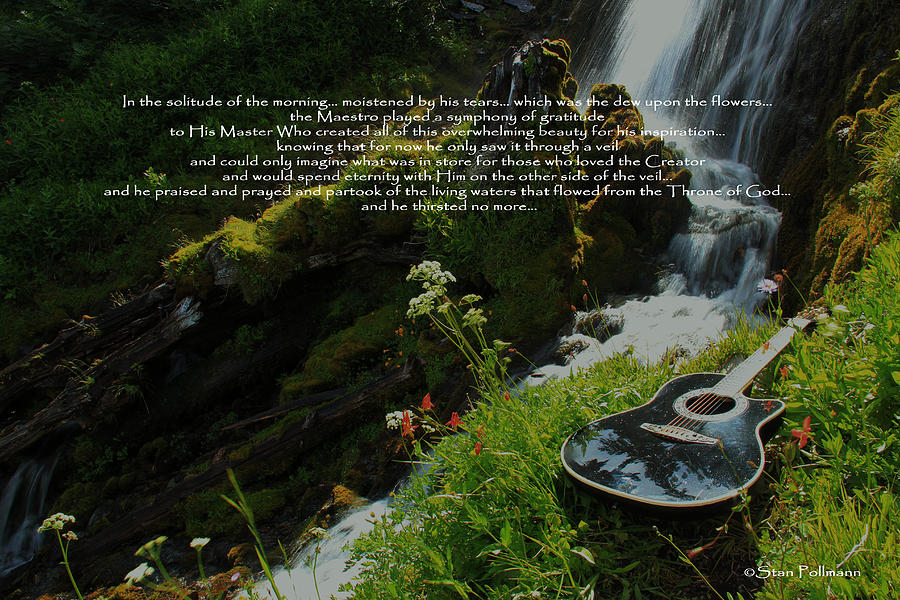 Waterfall Photograph - Symphony of Gratitude by Stan Pollmann