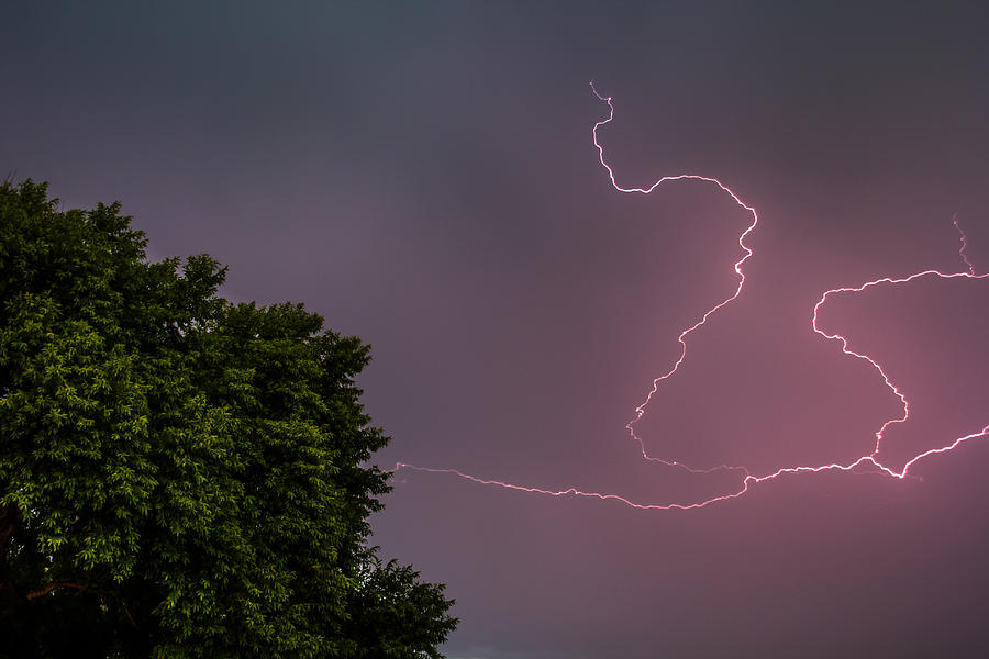 Sheet Lightning Photograph - Synchronize by Mario Morales Rubi