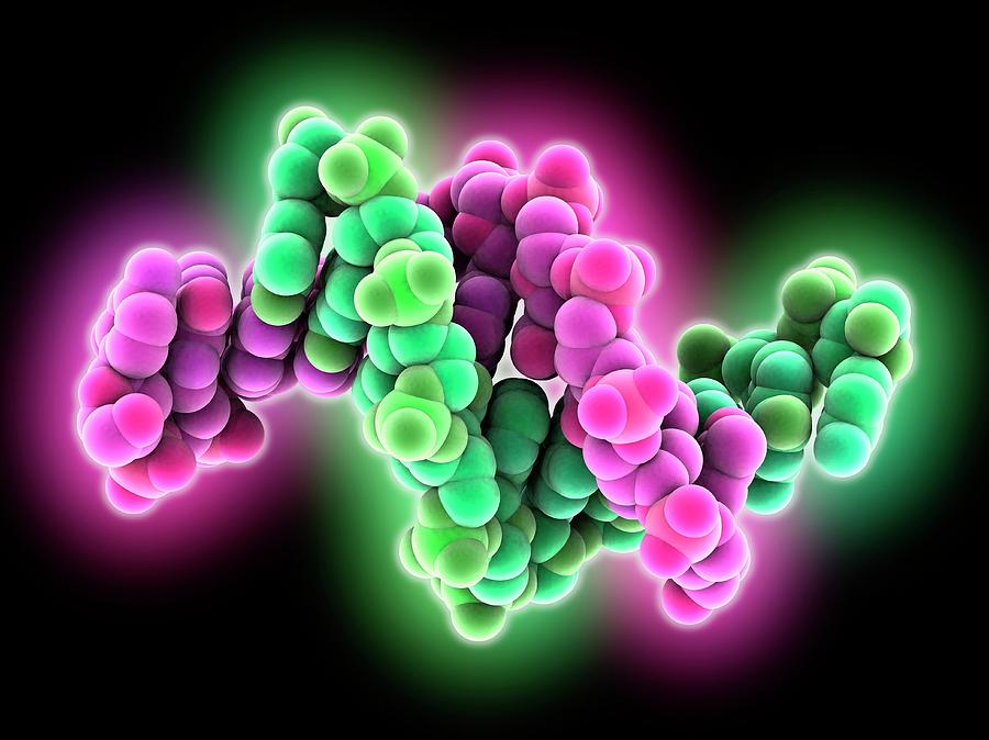 Synthetic Dna Molecule Photograph By Laguna Design - Pixels