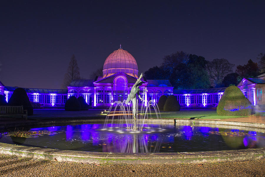 Syon house all lit up Photograph by Andrew Lalchan