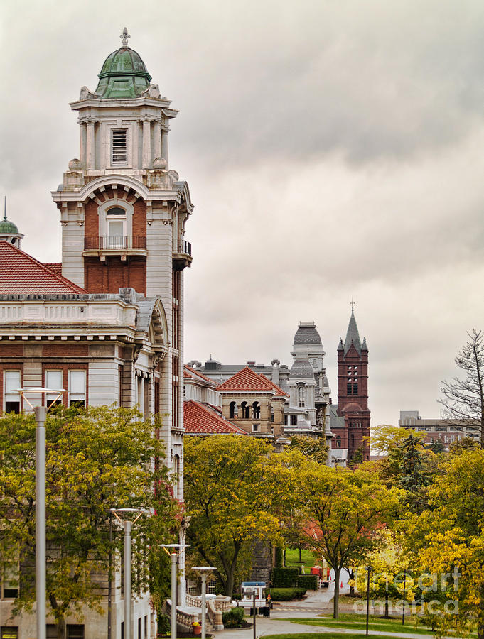 University Photograph - Syracuse University Hill by Debra Millet University Photograph - Syracuse University Hill by Debra Millet