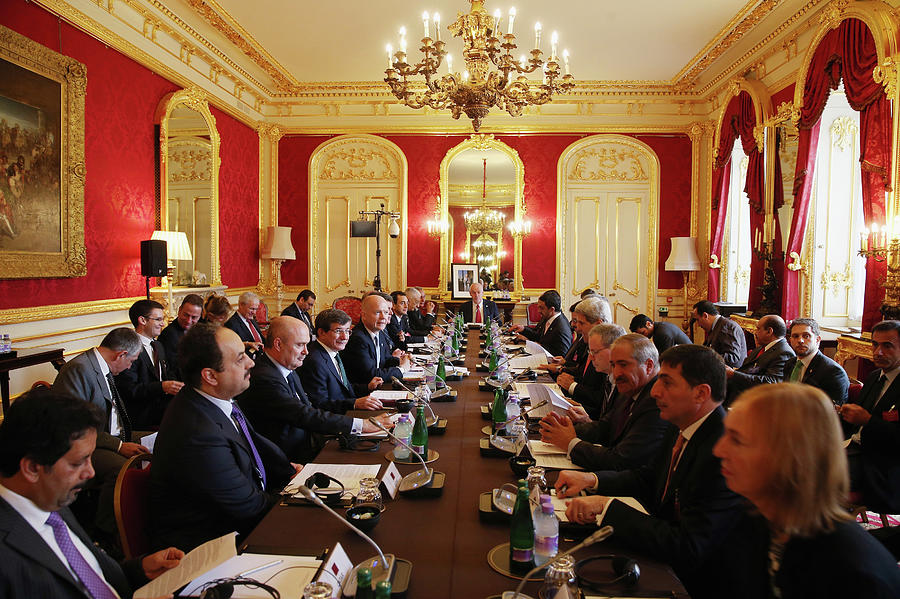 Syrian Opposition In London For Talks Photograph by Oli Scarff