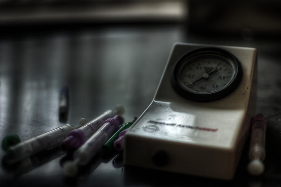 Syringe and gauge   Digital Art by Nathan Wright