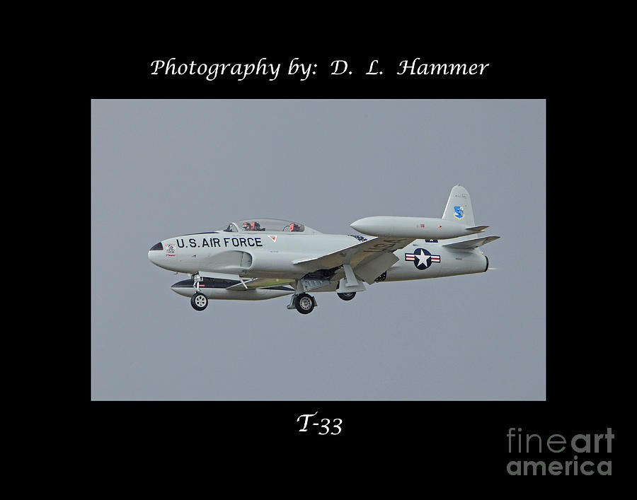 T-33 Photograph by Dennis Hammer