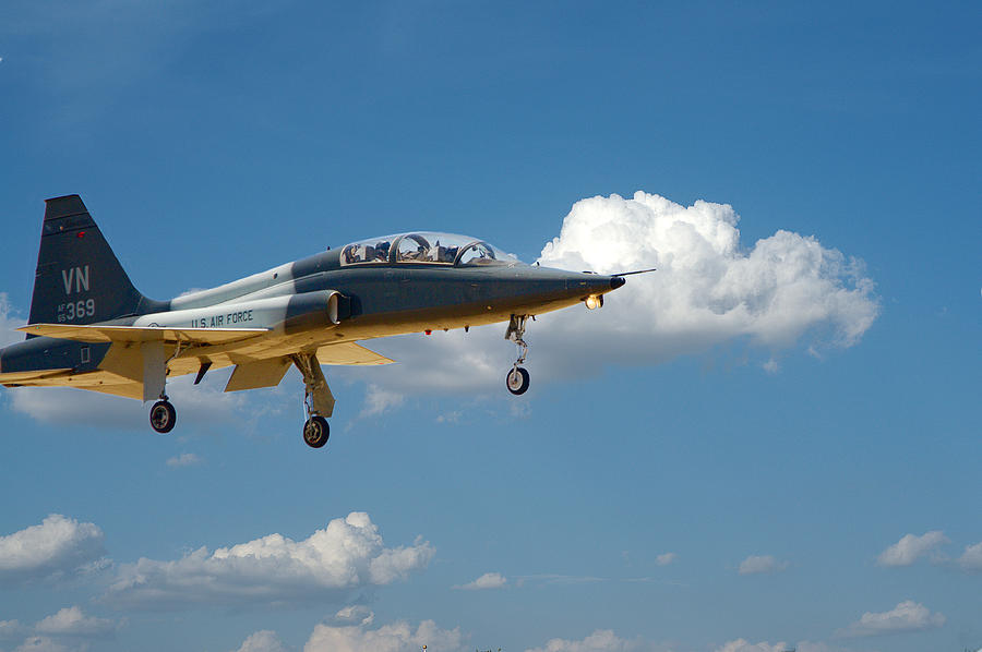 T-38 Trainer Jet On Approach Photograph by Roy Williams