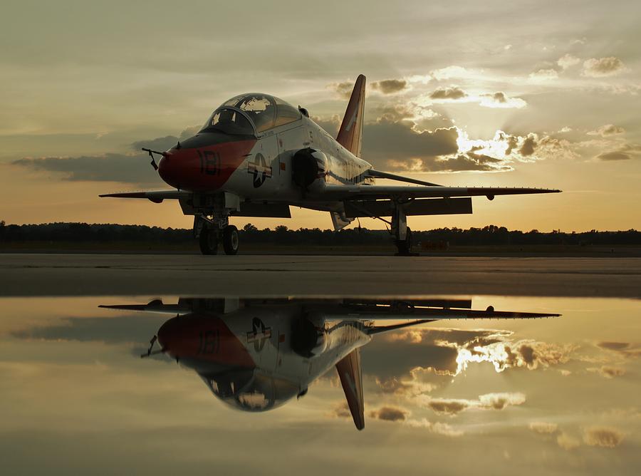 T-45 sunset Photograph by Scott Stephens - Fine Art America