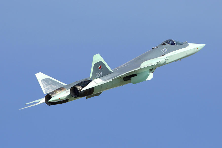 T-50 Pak-fa Russian Jet Fighter Taking Photograph by Artyom Anikeev ...