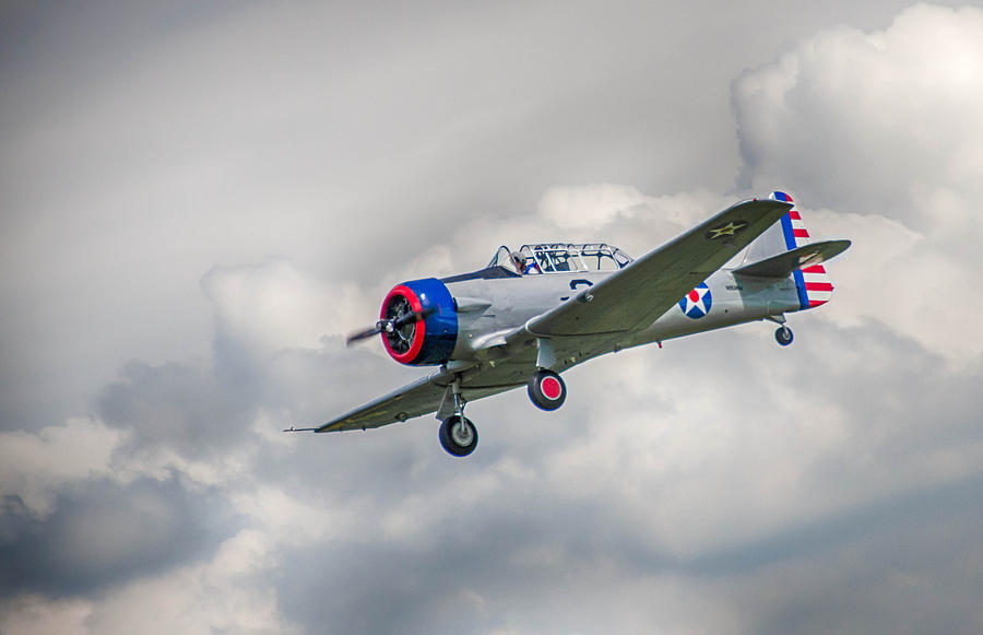 Airplane Photograph - T-6 by Guy Whiteley