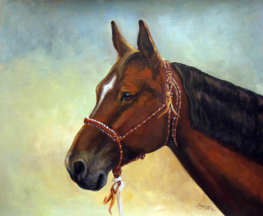 Horse Painting - T. J. by Suzanne McKee