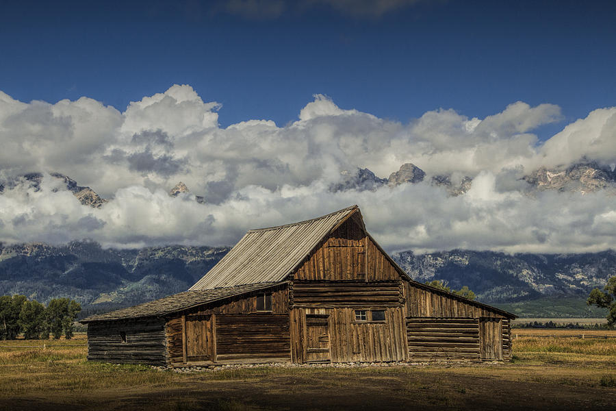 T.A. Moulton Barn on Mormon Row in the Grand Tetons Photograph by Randall Nyhof